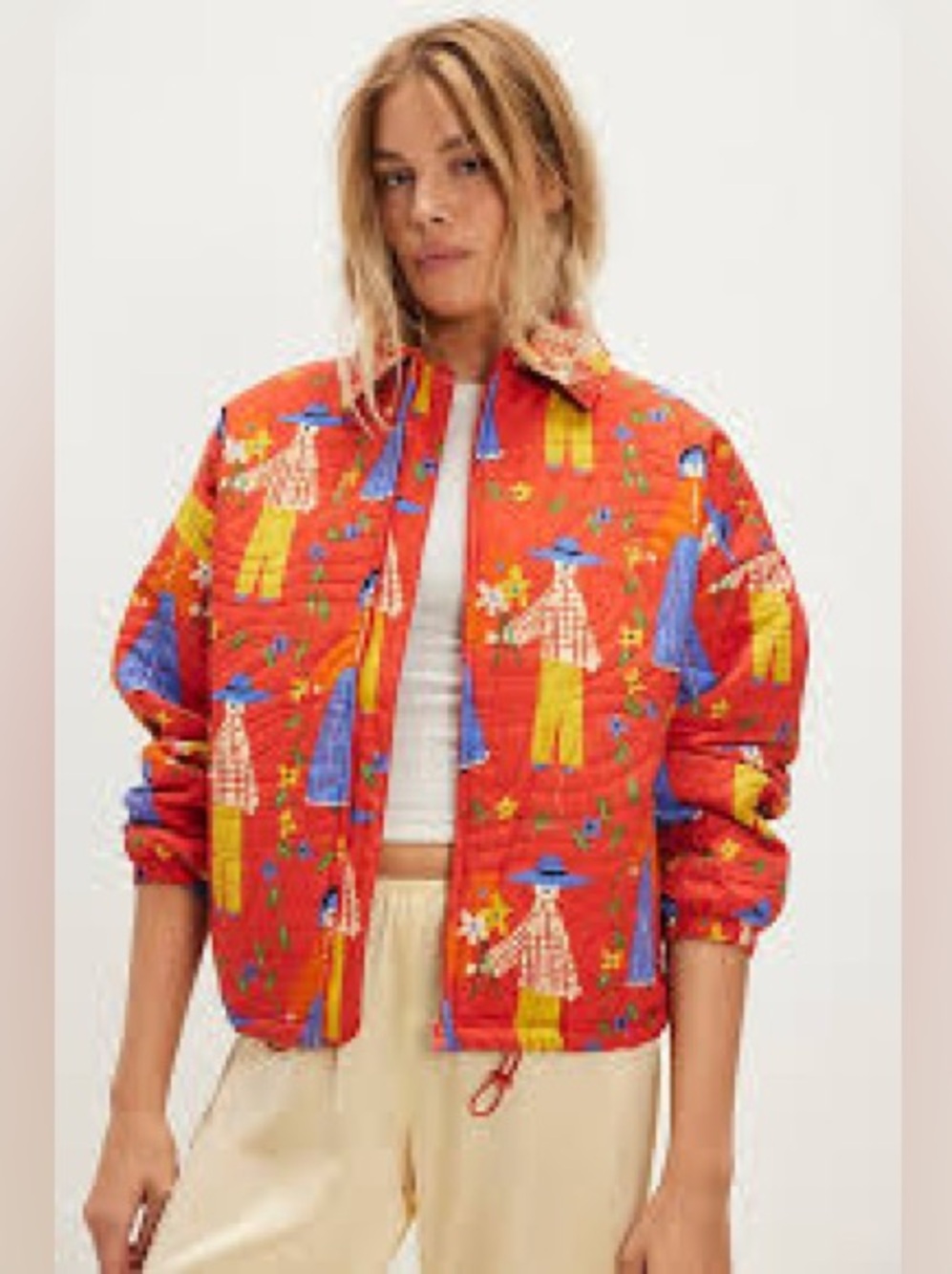 Bobo Choses Couples Print Quilted Jacket Size S